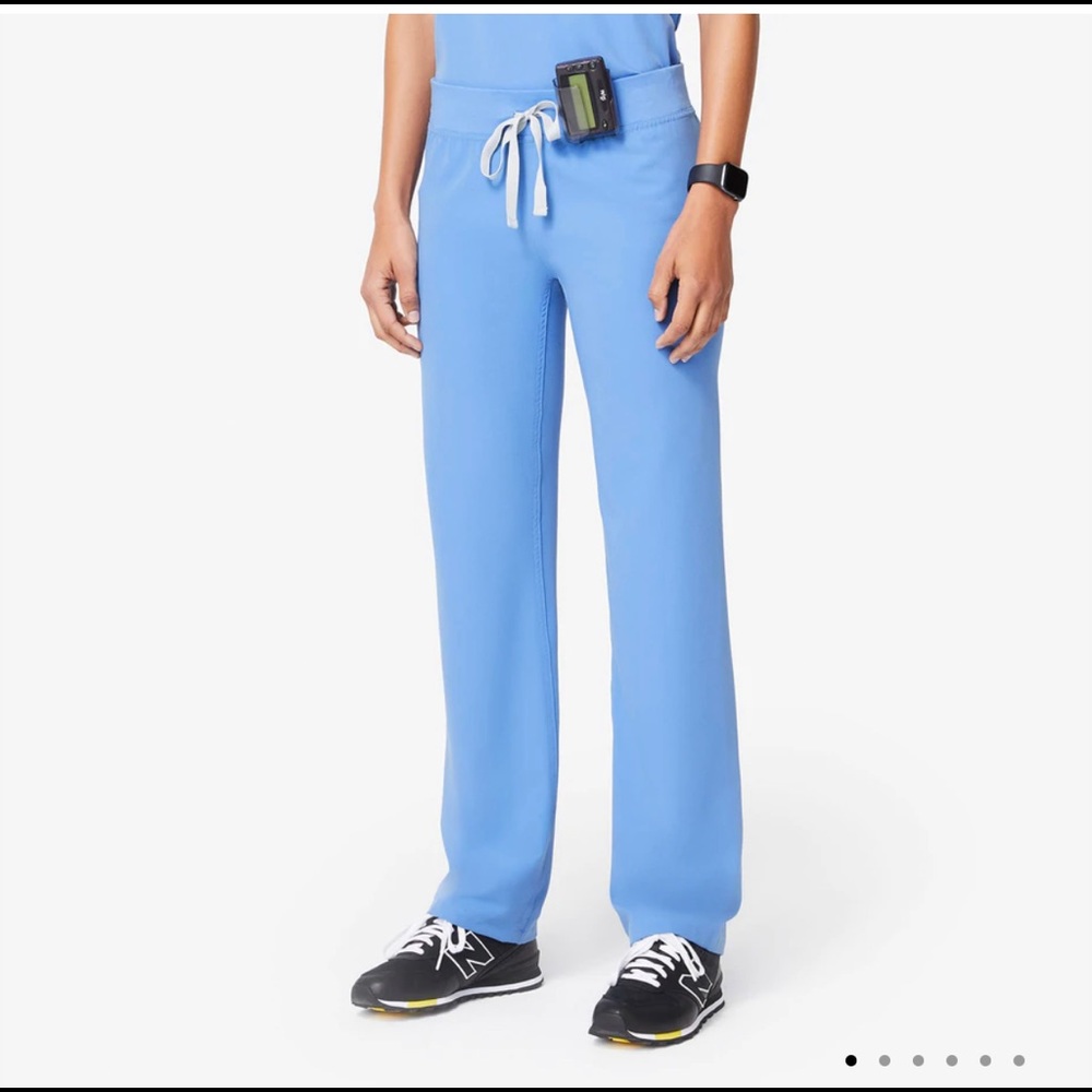Figs Scrub Pants Ceil Blue Medium Tall